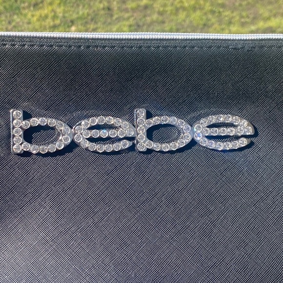 BEBE black and bling travel bag , NWT - Picture 2 of 14
